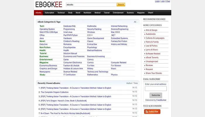 EBOOKEE- Dedicated eBook Tracker