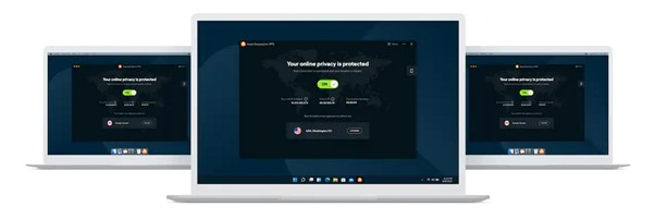 The Avast SecureLine app makes it easy to quickly connect.